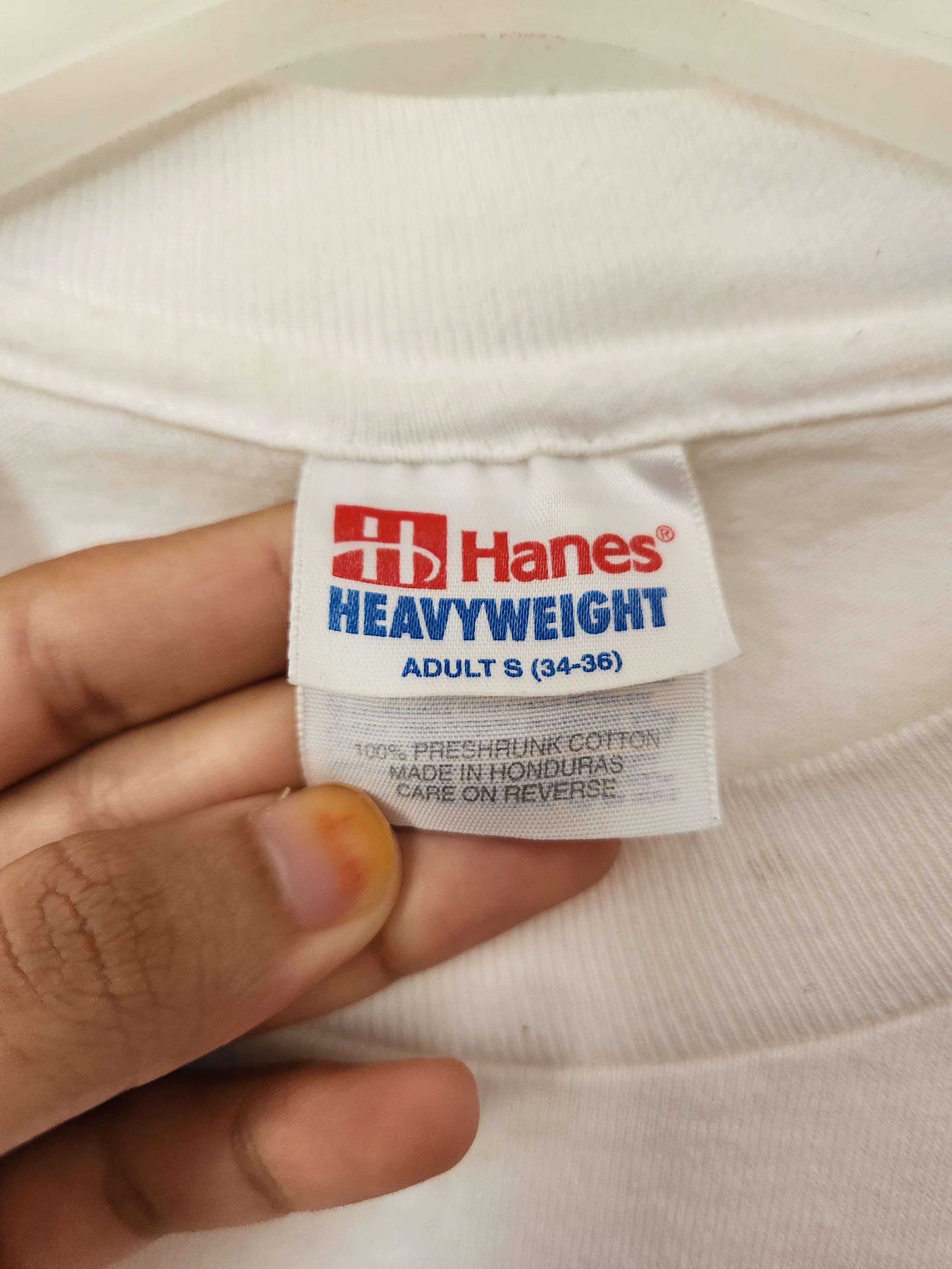 Hanes Hanes Ethiopian White Tee Size US S / EU 44-46 / 1 - 4 Thumbnail