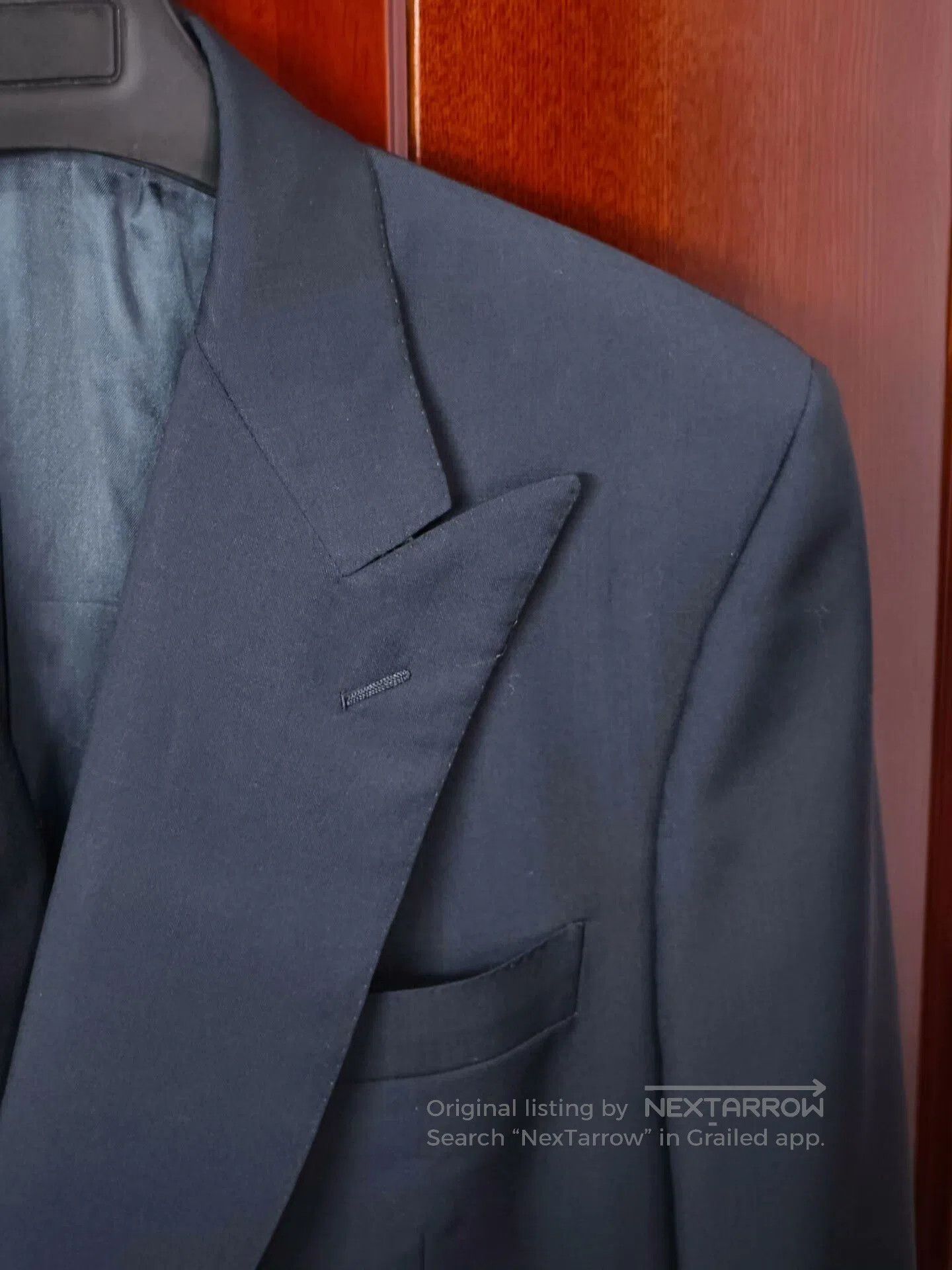 Burberry Burberry Navy Wool Suit Jacket. Size US M / EU 48-50 / 2 - 2 Thumbnail