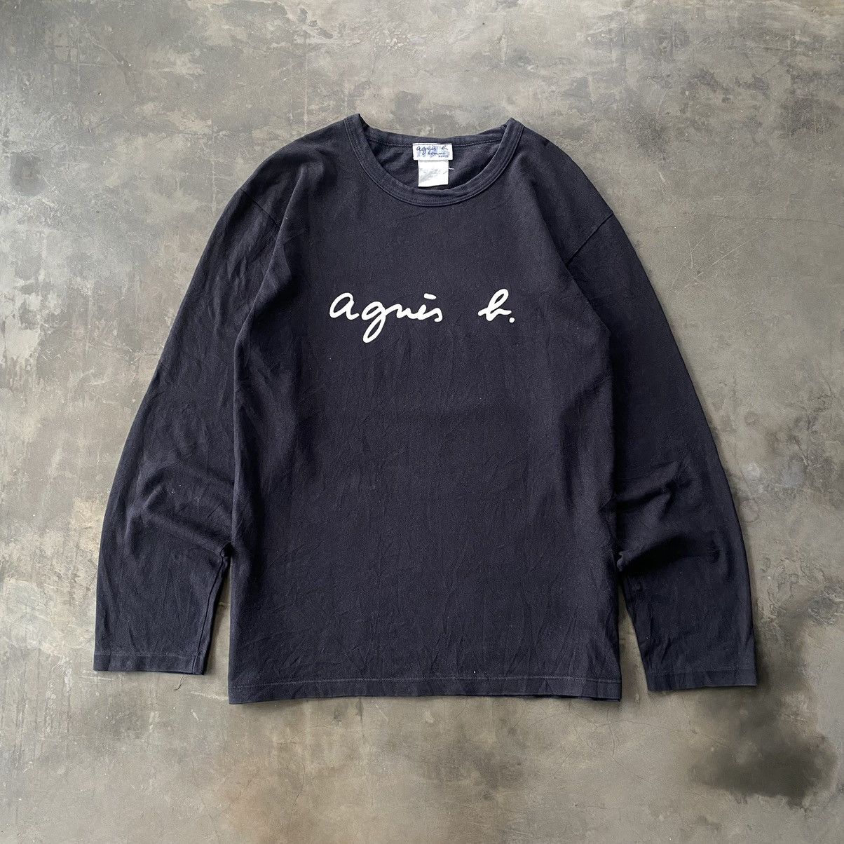 agnes b. longsleeve agnes b big logo Size US M / EU 48-50 / 2 - 1 Thumbnail
