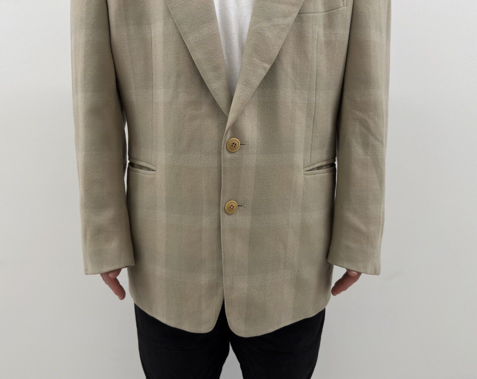 Pal Zileri VINTAGE PAL ZILERI Mens Sport Coat Jacket Blazer IT-50 Size 40R - 6 Thumbnail