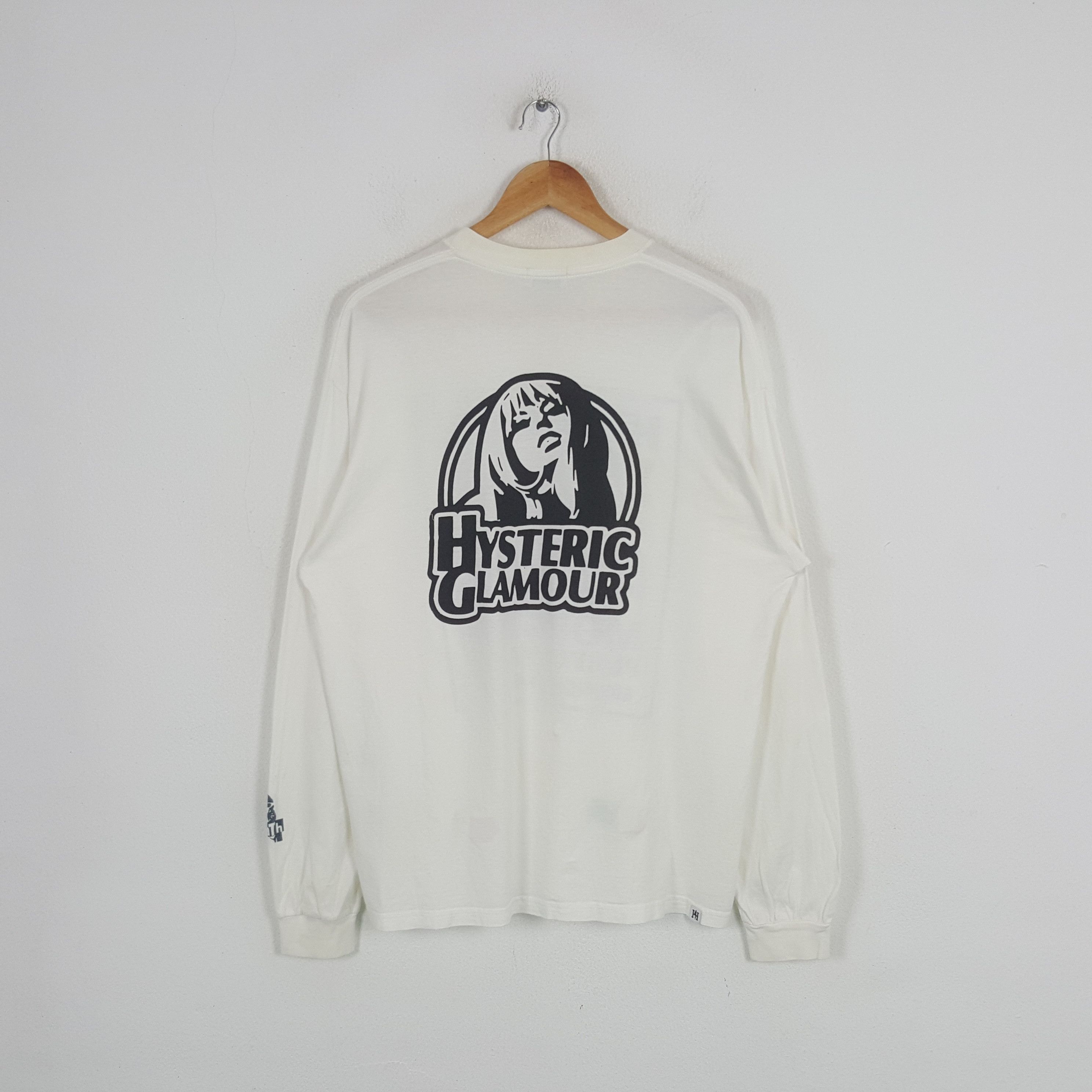 Hysteric Glamour Vintage Hysteric Glamour Japanese Brand Tshirt C285N64 Size US L / EU 52-54 / 3 - 3 Thumbnail