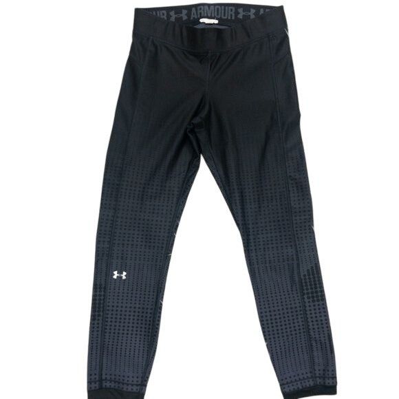 Under Armour Under Armour Black & Grey Ankle Leggings Metallic Dots Size 30" / US 8 / IT 44 - 1 Thumbnail