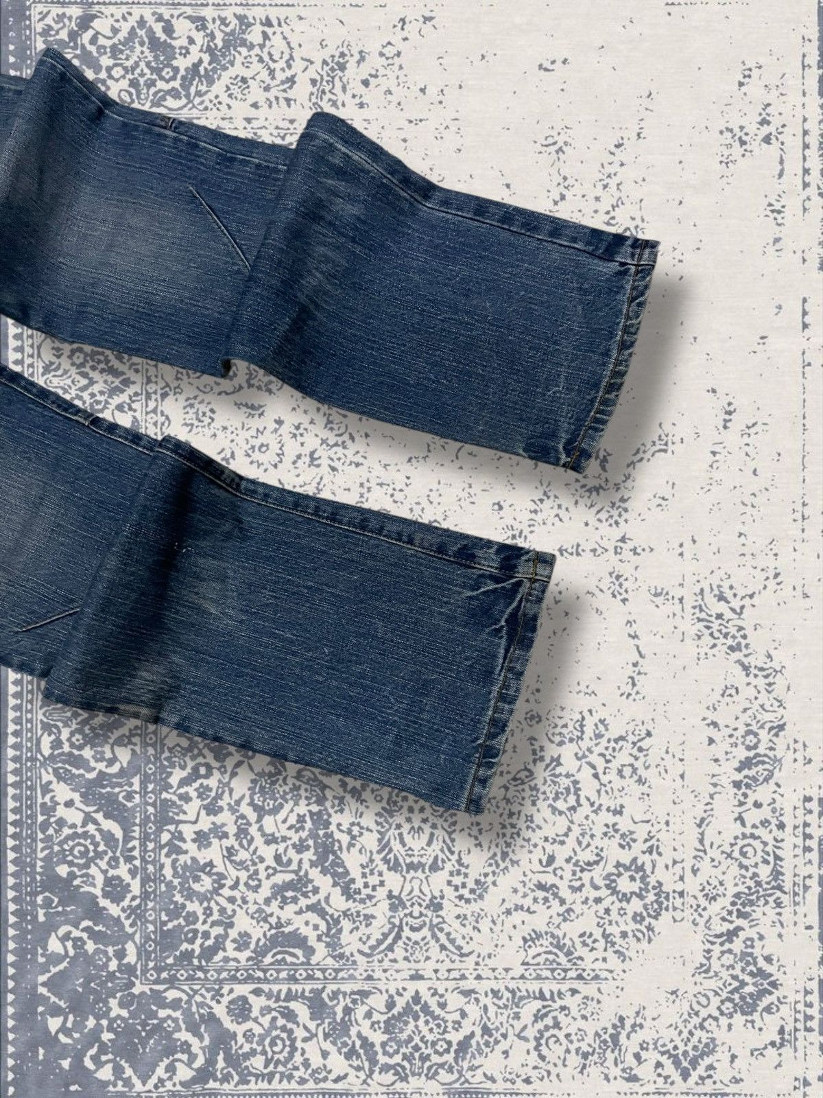 Designer × Japanese Brand × Vintage Vintage 1990s Japan Designer Wavelist Distressed Denim Size US 27 - 5 Thumbnail