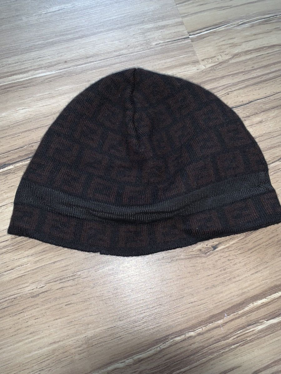 Fendi 2000s Fendi Hat, Brown black, Wool Size ONE SIZE - 2 Thumbnail