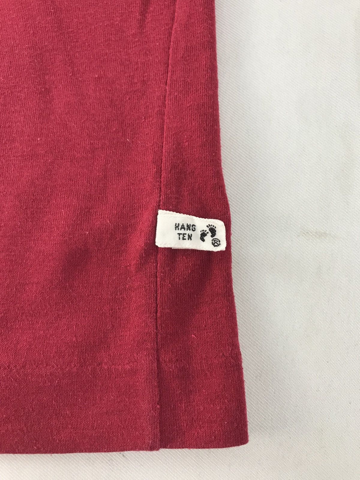 Hang Ten 90s Hang Ten Red Tank Top Embroidery Logo Sleeveless T-shirt Size US XS / EU 42 / 0 - 5 Thumbnail