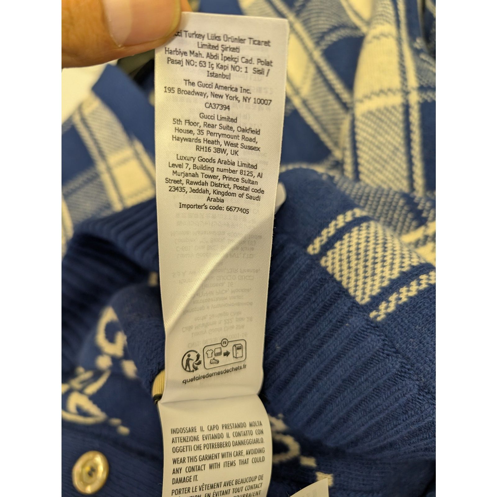 Gucci o1rshd1 GG Embroidered Blazer Piping Detail Blazers Sweater Size US M / EU 48-50 / 2 - 19 Thumbnail