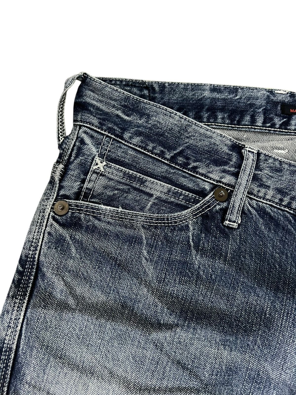 Japanese Brand 💥Flare💥Vintage Blue Way Faded Claw Jean Made In Nippon Size US 32 / EU 48 - 8 Thumbnail