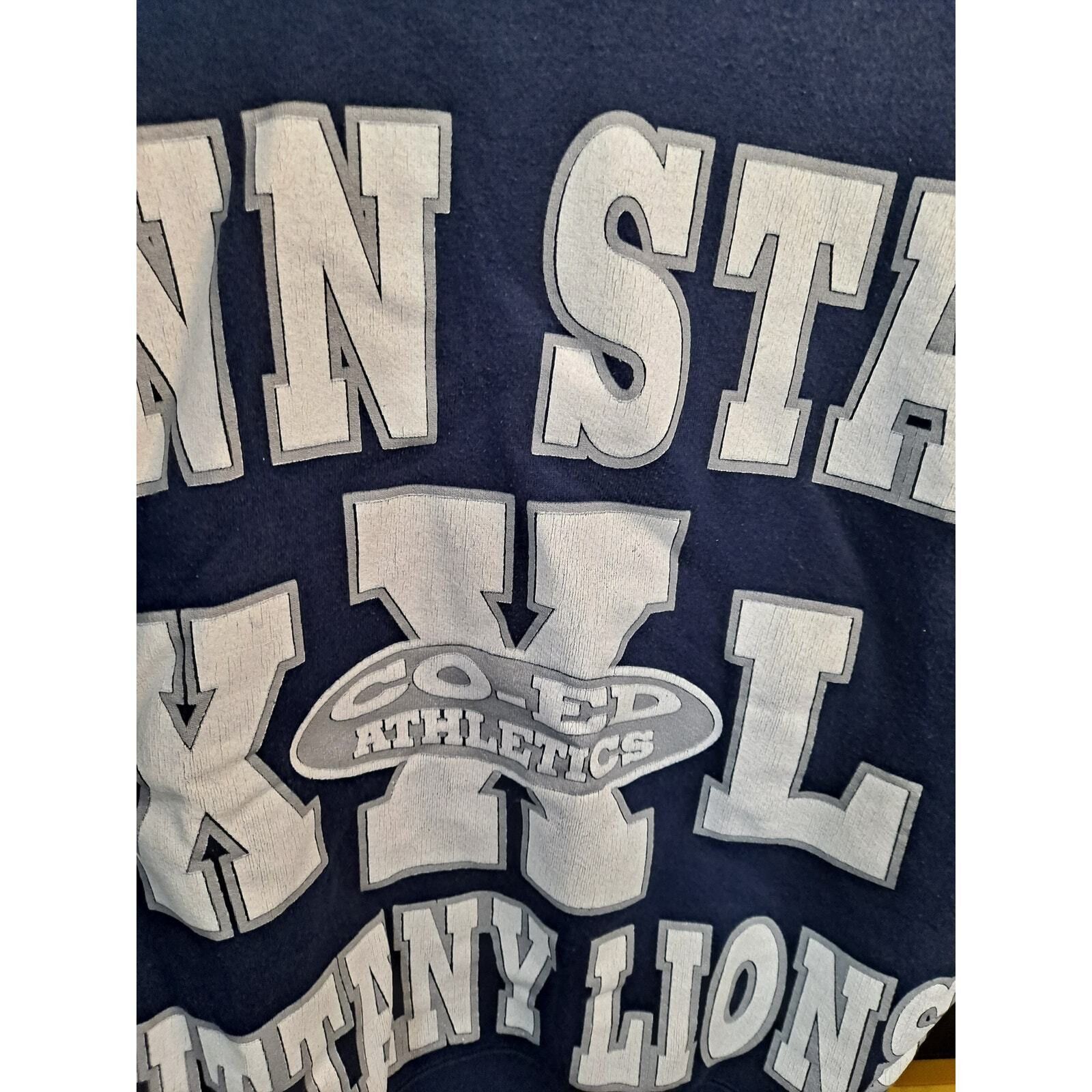 Other Deco Tex Men's Vintage 90's Text Printed Blue Long Sleeve Sw Size US M / EU 48-50 / 2 - 2 Thumbnail