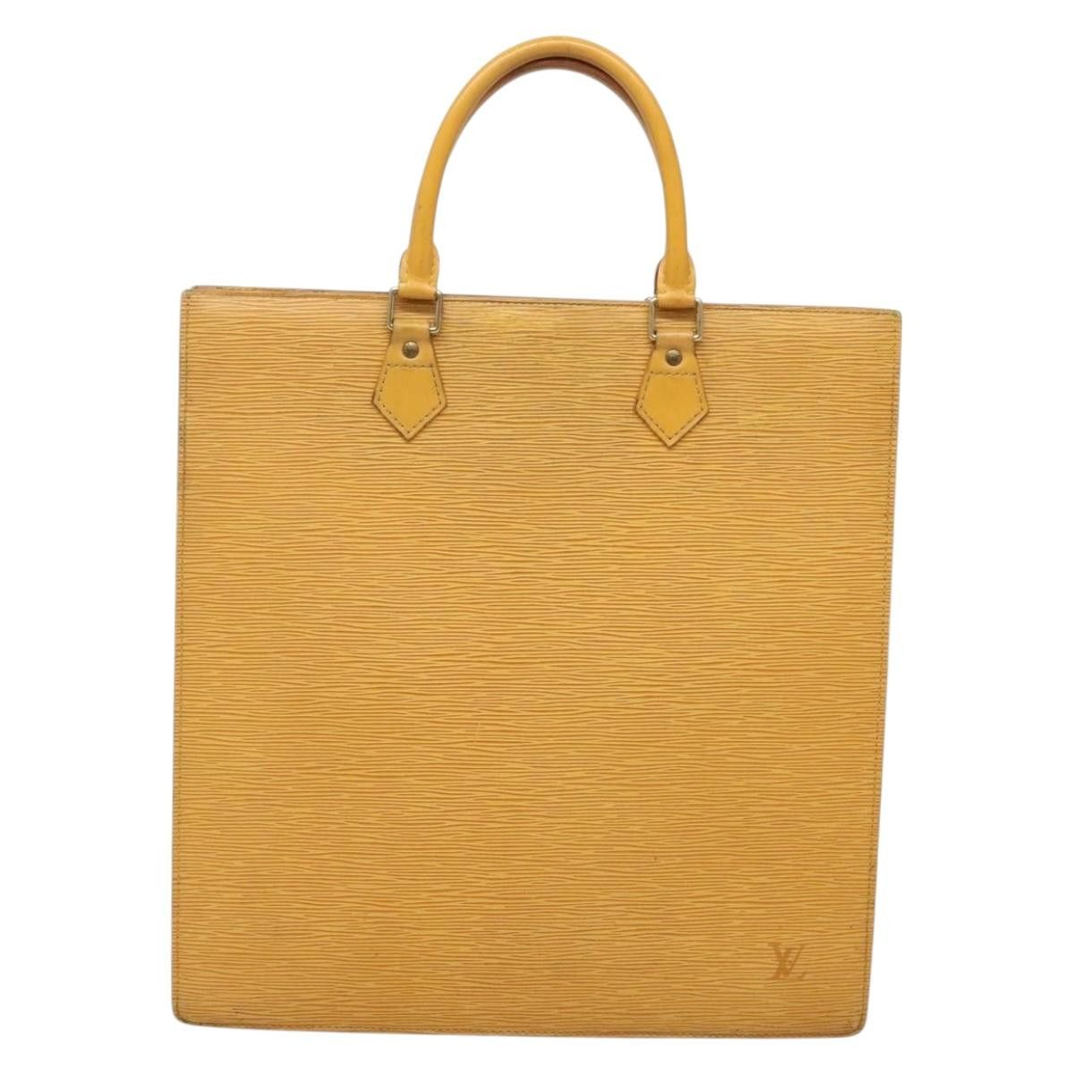 Louis Vuitton LOUIS VUITTON Epi Sac Plat Hand Bag Yellow M52079 Size ONE SIZE - 2 Thumbnail