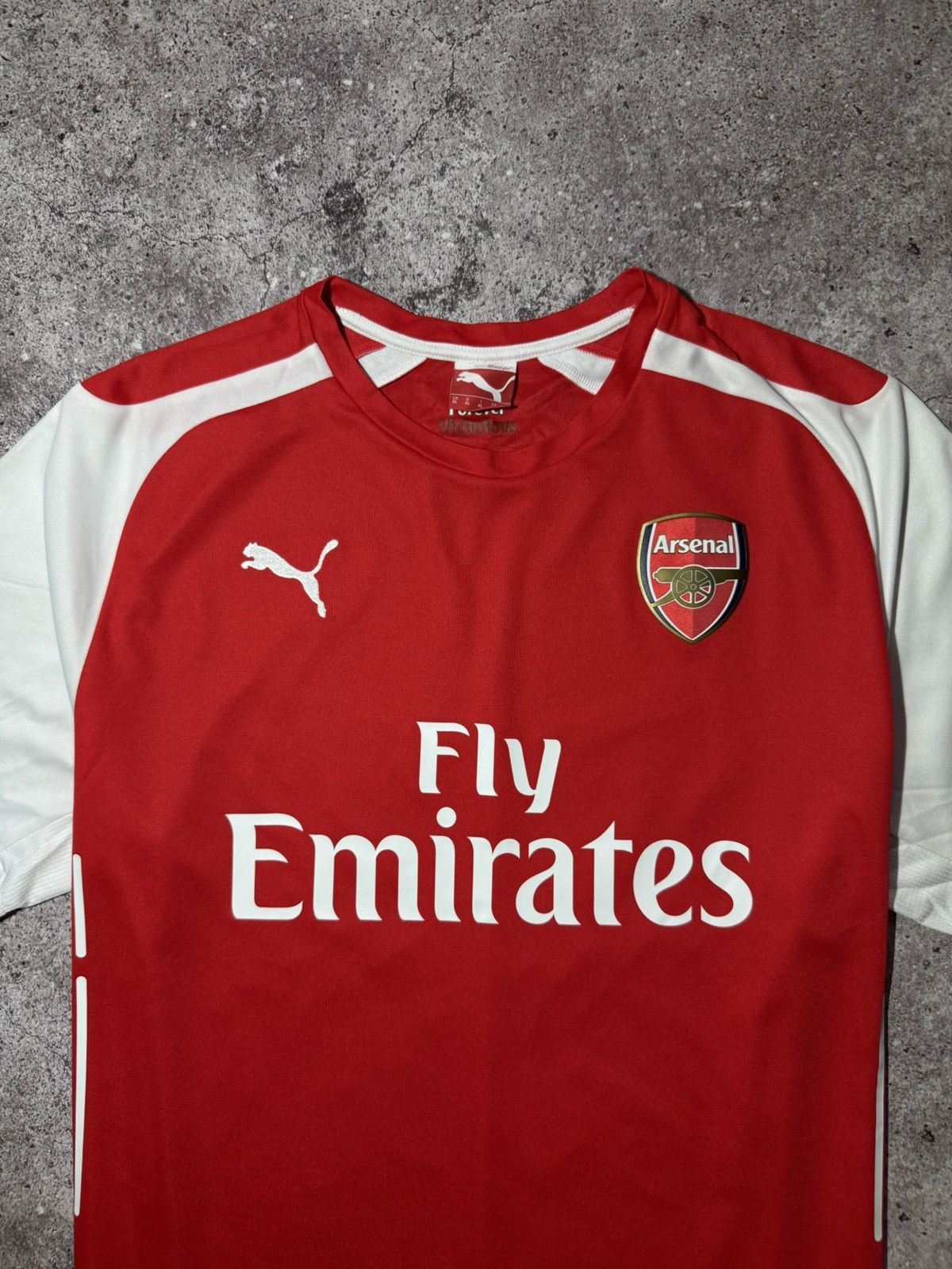 Puma × Vintage Arsenal Home Football Shirt 2014/15 XL Puma Soccer Jersey Size US XL / EU 56 / 4 - 2 Thumbnail