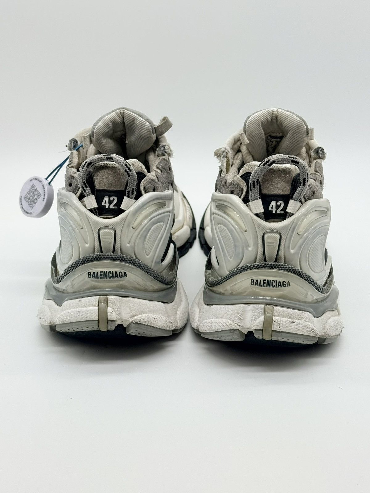 Balenciaga Size 9 - Balenciaga Runner Sneaker White Black Size US 9 / EU 42 - 5 Thumbnail