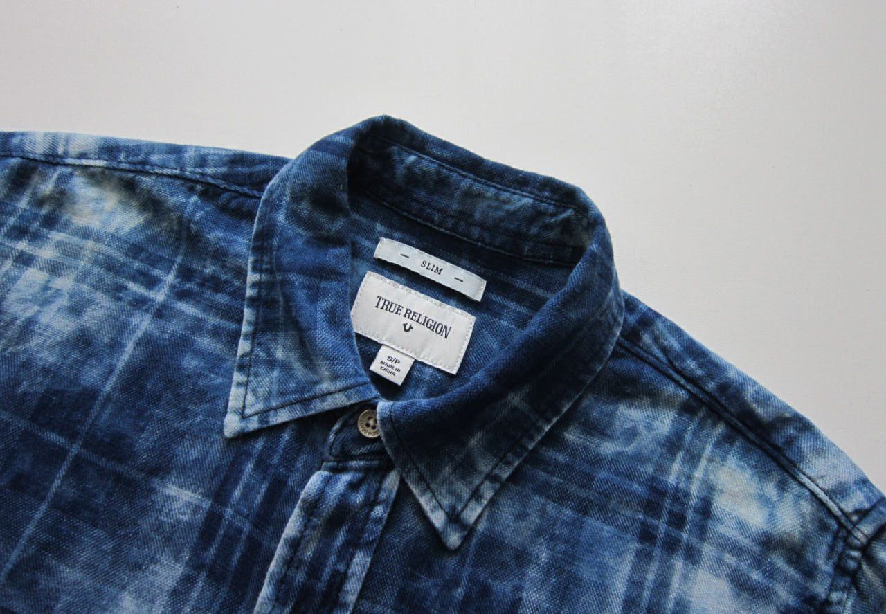 True Religion True Reiligion Roll Up Sleeve Shirt Size US S / EU 44-46 / 1 - 3 Thumbnail