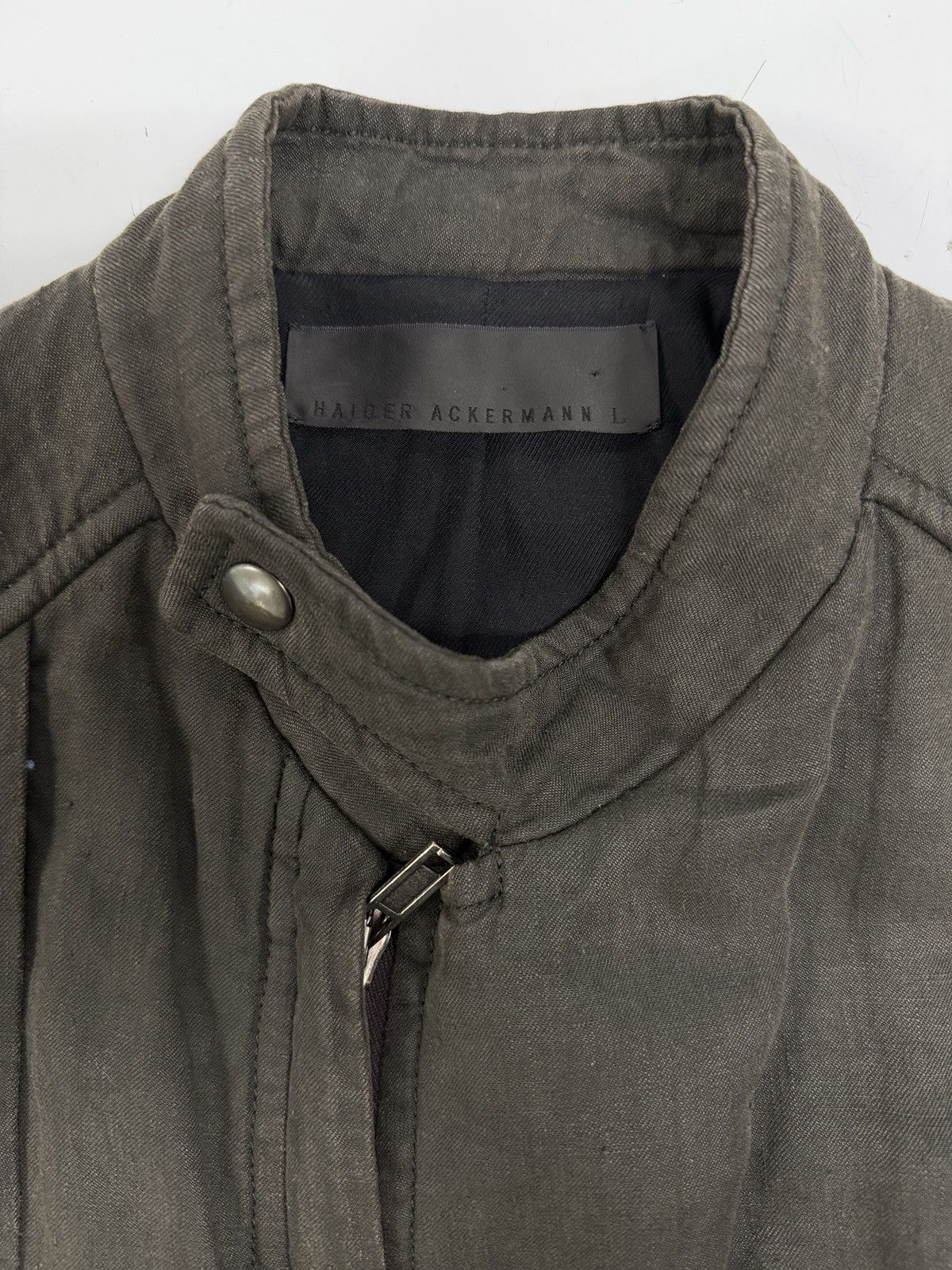 Haider Ackermann Haider Ackermann SS15 Sample Cyanide Biker Jacket Size US L / EU 52-54 / 3 - 10 Thumbnail