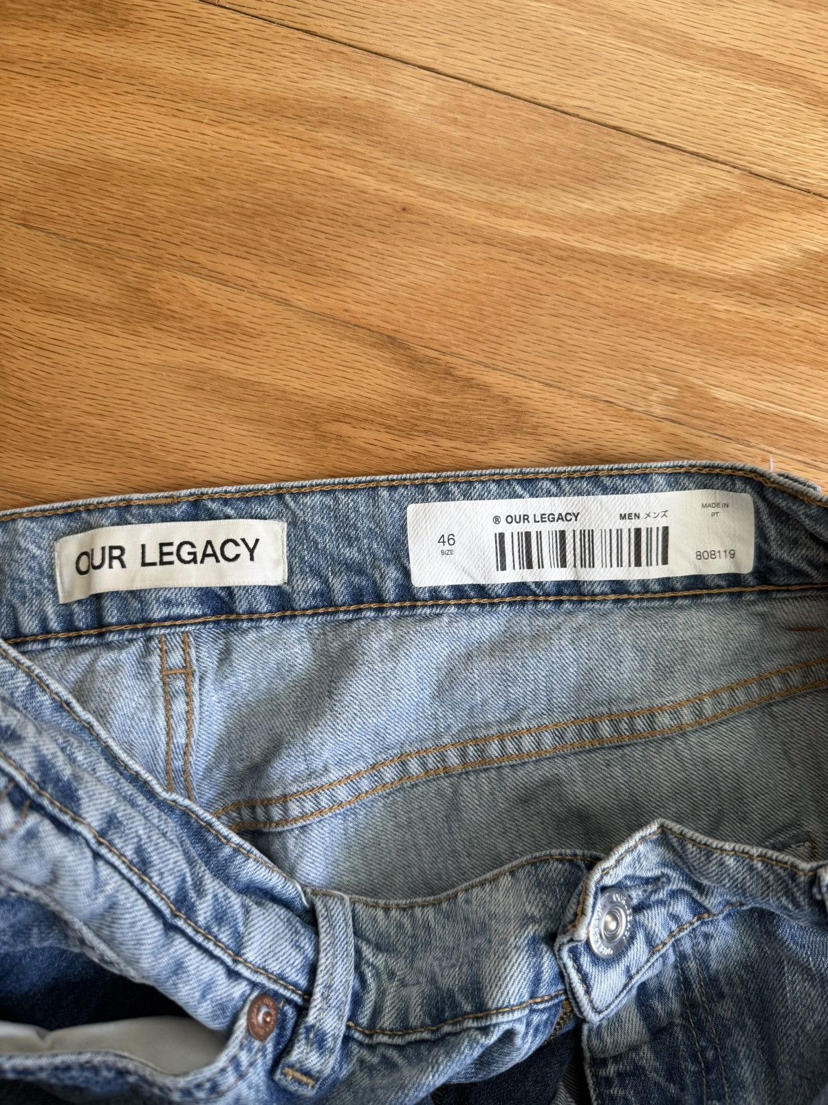 Our Legacy Our Legacy Vast Cut Rider Wash Denim Jeans Size US 32 / EU 48 - 4 Thumbnail