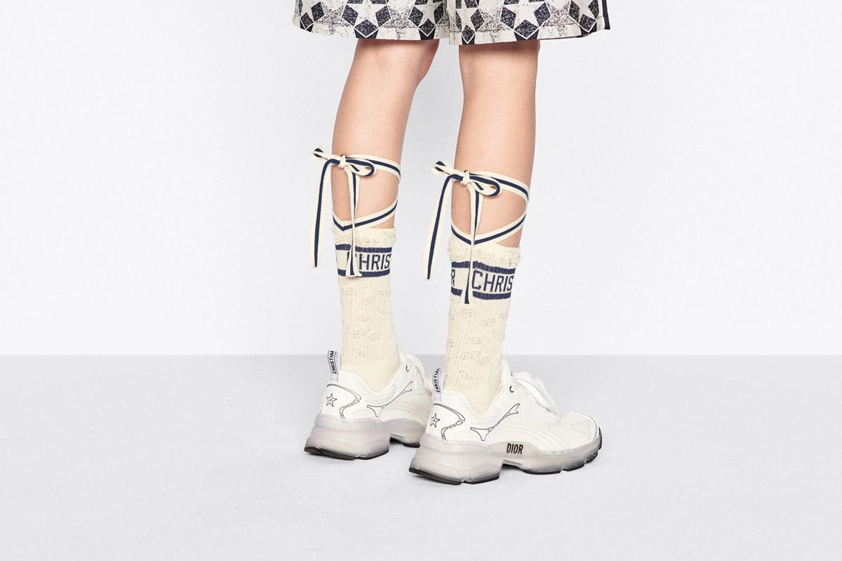 Dior o1w1db10326 Dior Vibe Sneaker in White Size US 11 / IT 41 - 6 Thumbnail
