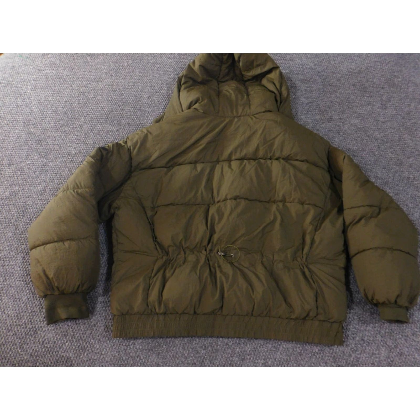 Lucky Brand Lucky Brand Jacket Womens Large Green Puffer Hooded Snap Pocket Casual Winter Size L / US 10 / IT 46 - 7 Thumbnail