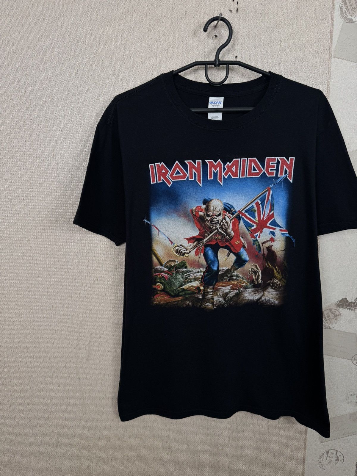 Other Vintage Iron Maiden T shirt The Trooper Metal Rock Band Sz L Size US L / EU 52-54 / 3 - 6 Thumbnail