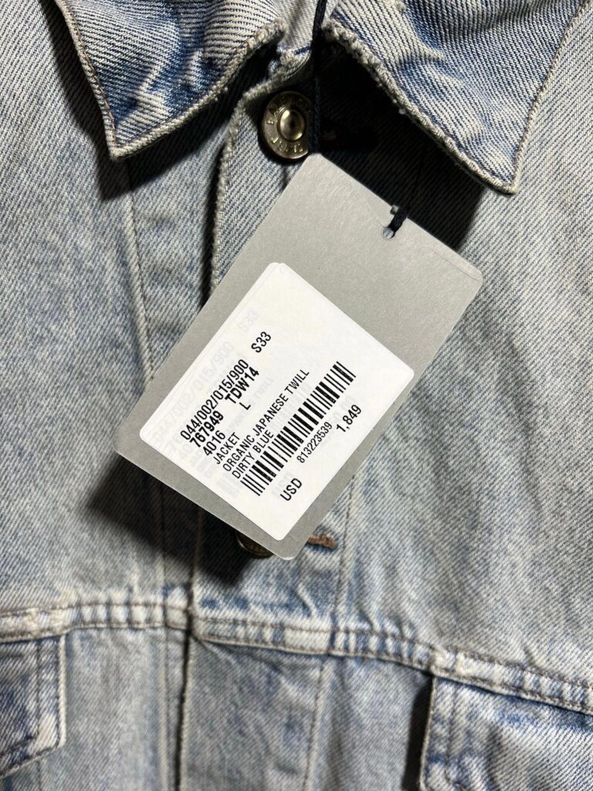 Balenciaga Balenciaga Denim Light Wash Jacket Sz. L Size ONE SIZE - 5 Thumbnail