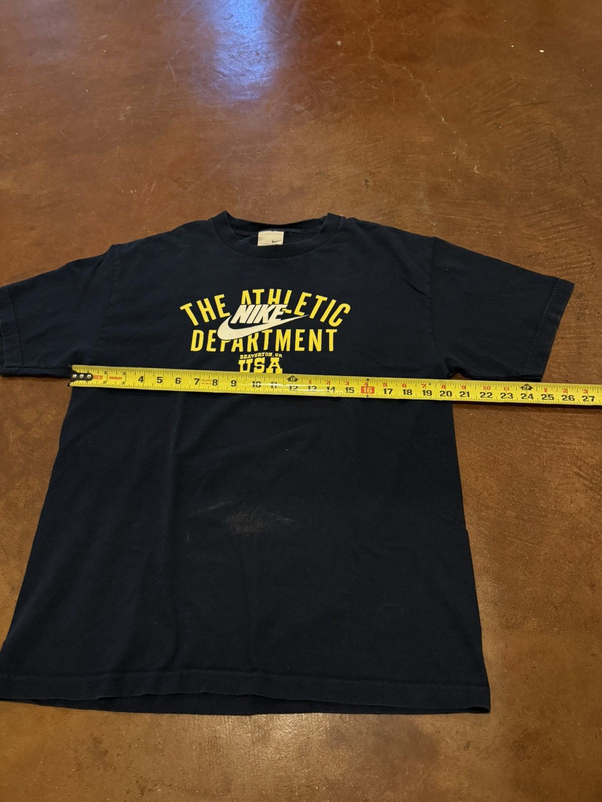 Nike Nike “The Athletic Department” tee L navy Beaverton OR USA Size US L / EU 52-54 / 3 - 8 Thumbnail