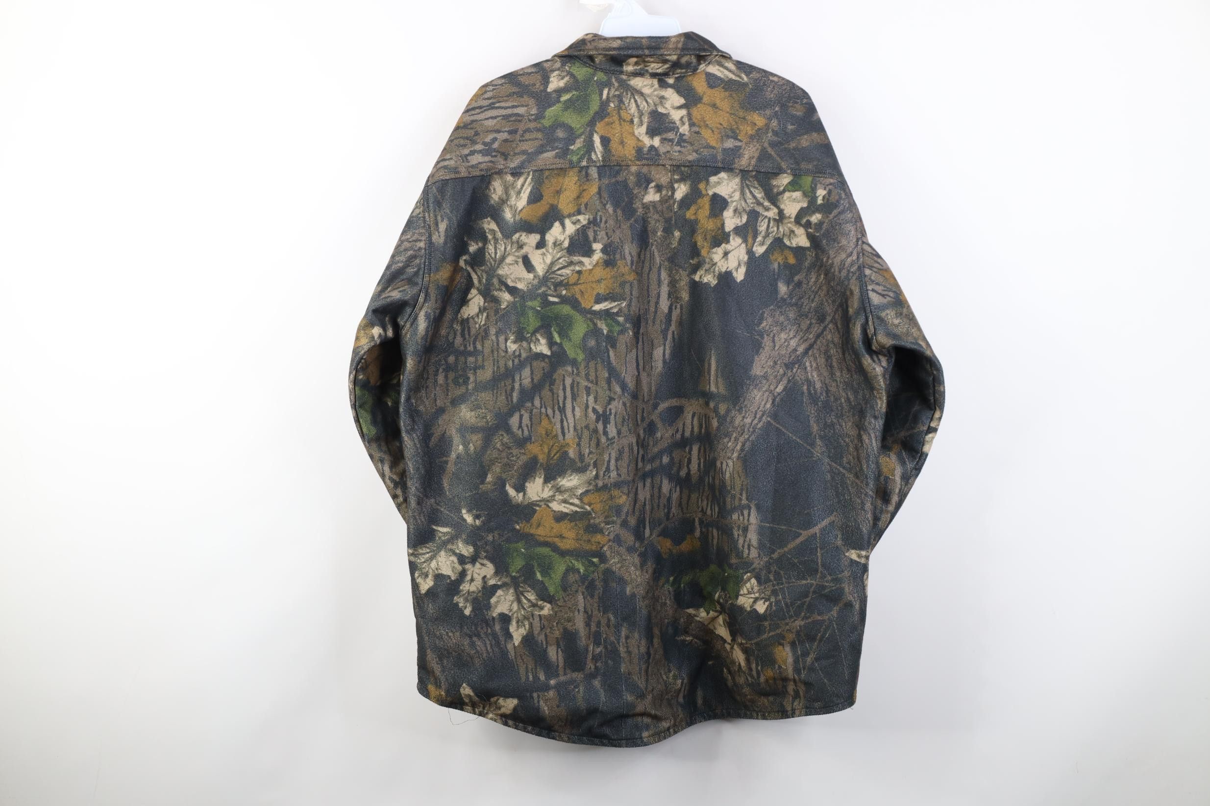 Cabelas Vintage 90s Cabelas Chamois Cloth Camouflage Shirt Jacket Size US L / EU 52-54 / 3 - 12 Thumbnail