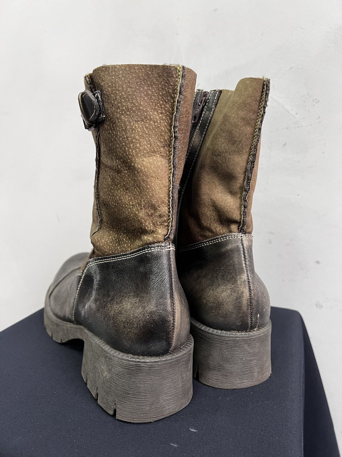 Guidi Leather guidi style leather Boots High platform gothic Size US 8 / EU 41 - 8 Thumbnail
