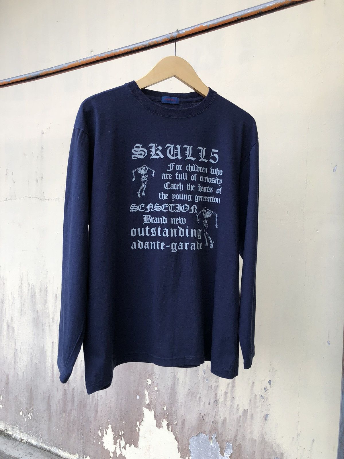Japanese Brand Vincere Japanese Skull Poem Adante-Garade AKA Avant Garde Size US L / EU 52-54 / 3 - 18 Thumbnail