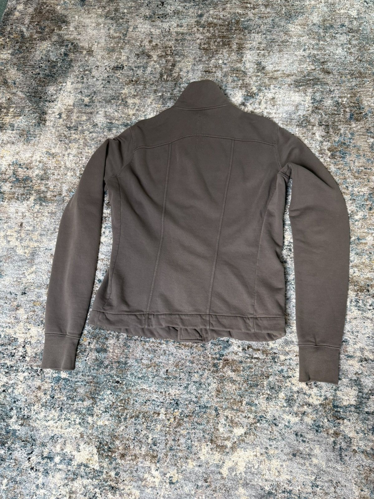 Rick Owens Rick Owens Dark Dust Asymmetrical Zip Mollino Sweatshirt Size US M / EU 48-50 / 2 - 5 Thumbnail