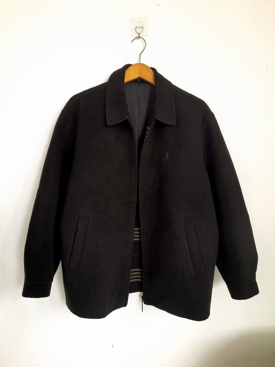 Vintage 💥 Wool material💥Vintage Yves Saint Laurent x Ysl Jacket Size US M / EU 48-50 / 2 - 3 Thumbnail