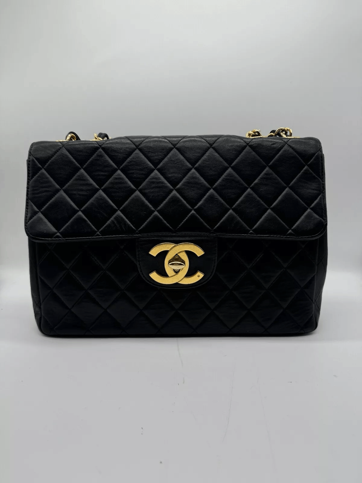 Chanel CHANEL VINTAGE JUMBO CLASSIC SINGLE FLAP BAG Size ONE SIZE - 1 Thumbnail