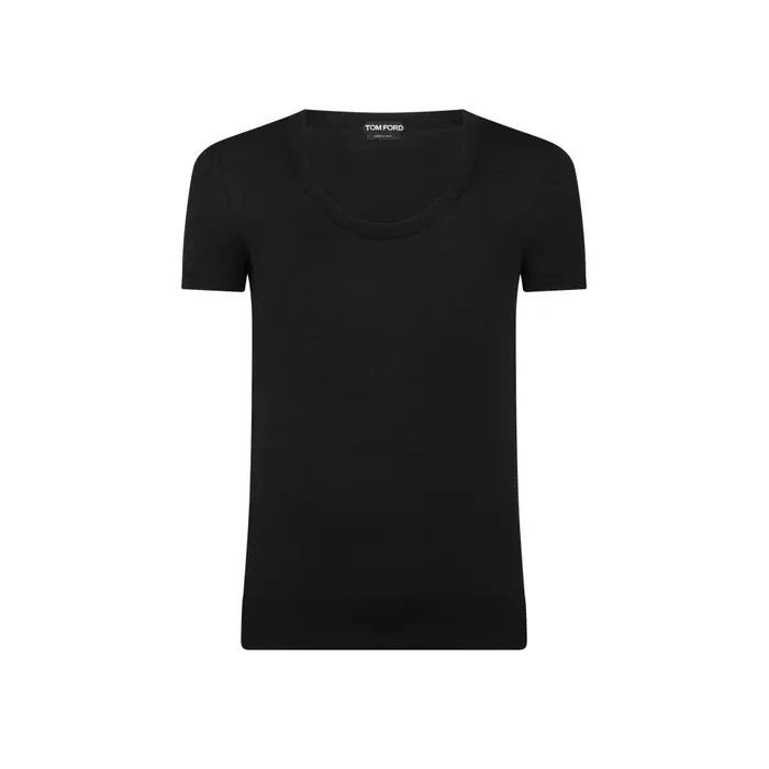 Tom Ford o1w1db10425 KCS015 T-Shirt in Black Size US L / EU 52-54 / 3 - 1 Preview