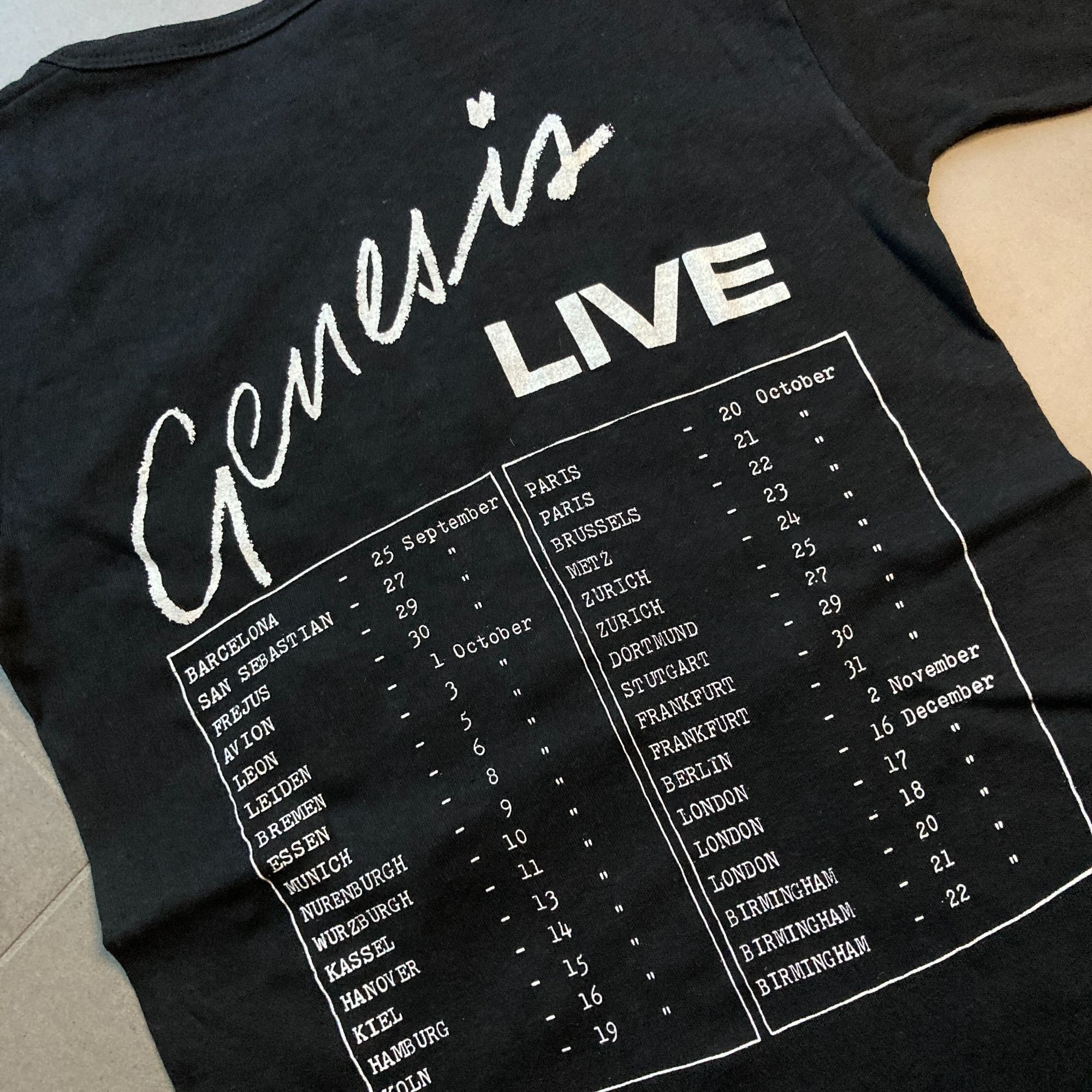 Other Vintage Genesis Abacab Live EU Tour T-Shirt 80s Single Stitc Size US S / EU 44-46 / 1 - 4 Thumbnail