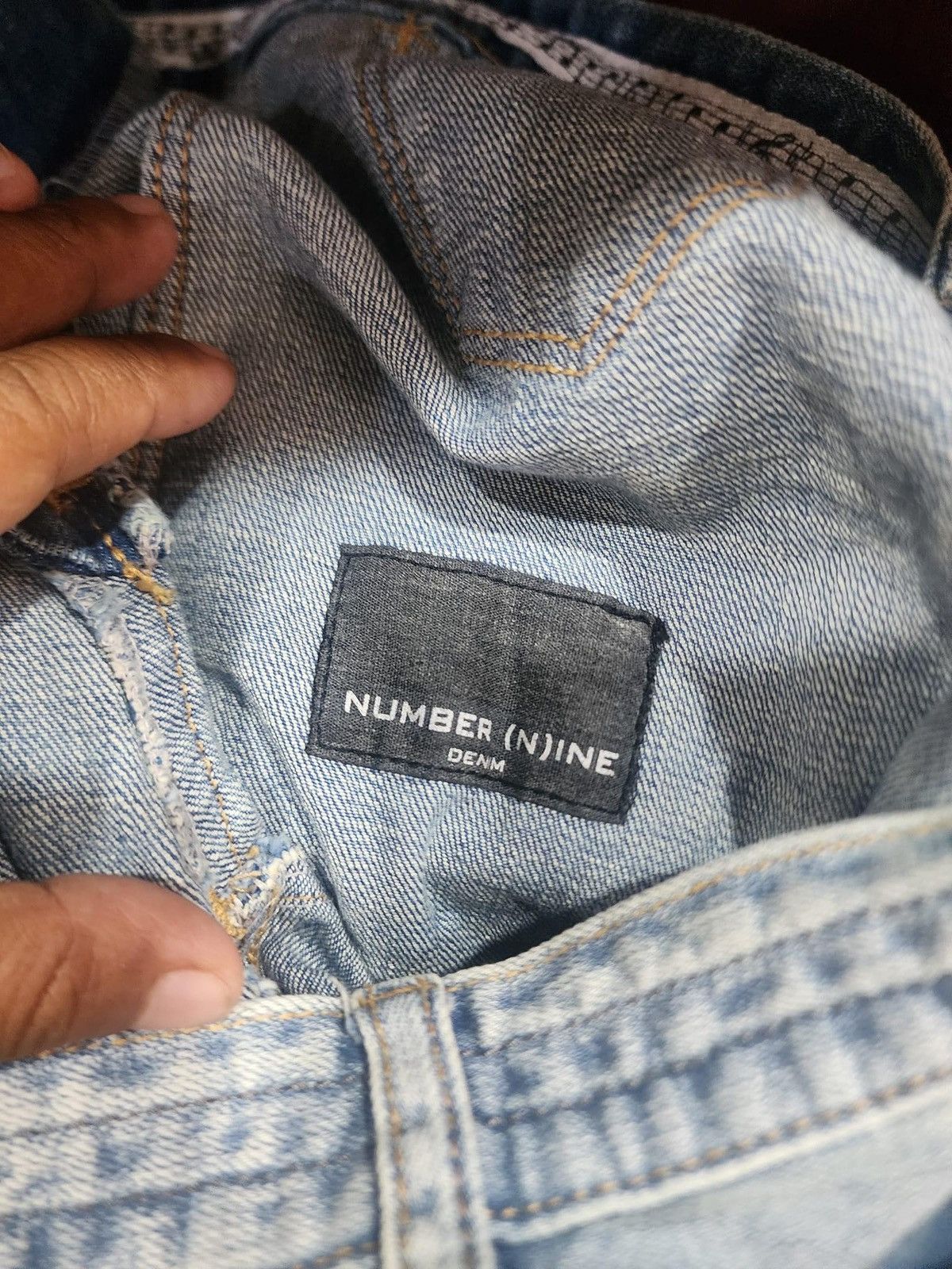 Number (N)ine 🔥NO 9 DISTRESSED PAINTS SPLATTER JEANS Size US 31 - 8 Thumbnail