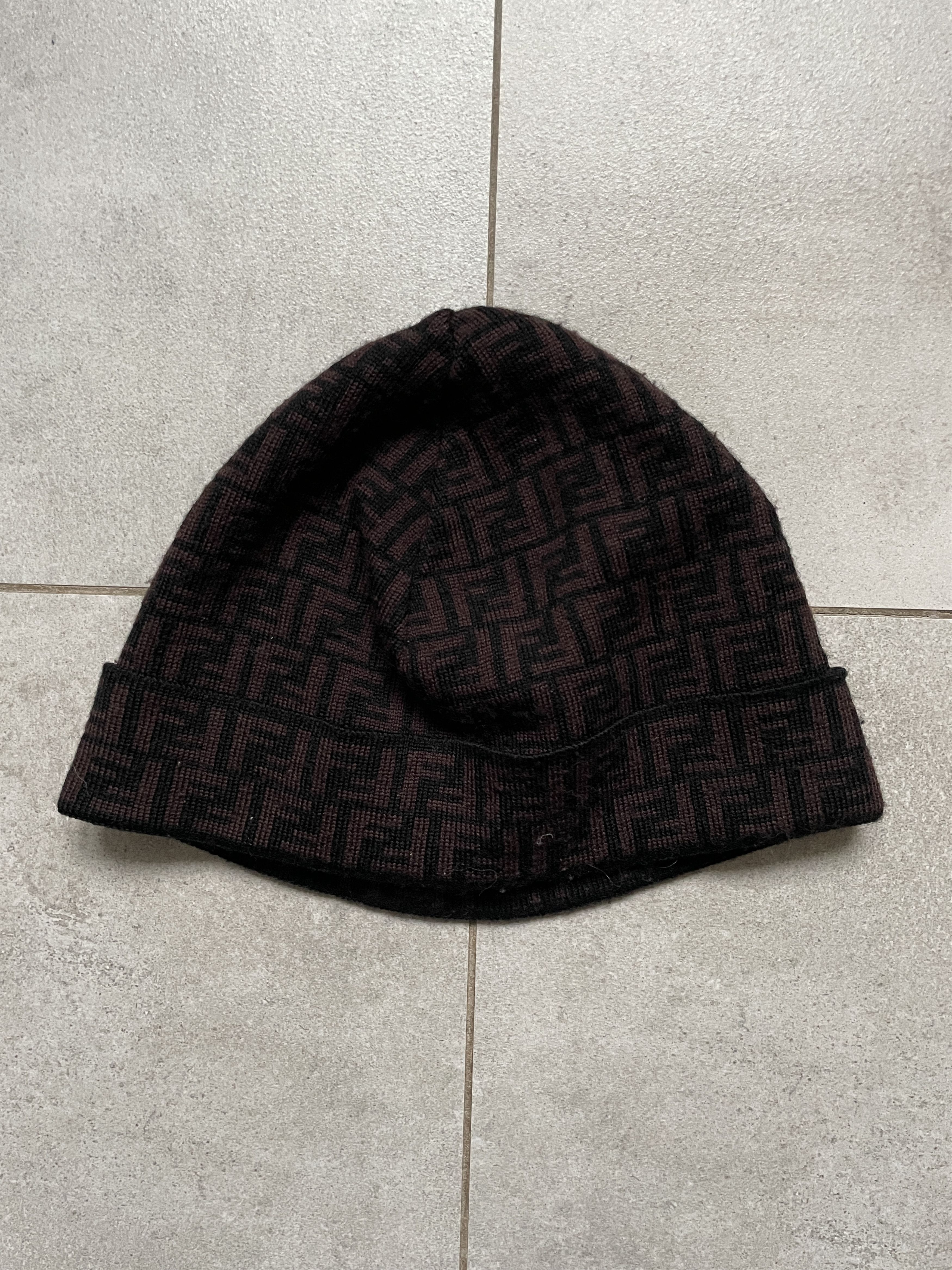 Fendi Fendi monster eyes black beanie hat | Grailed