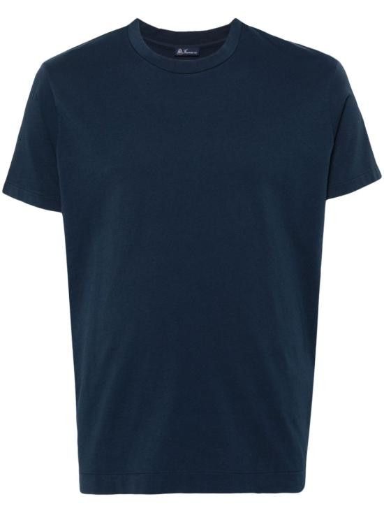 Finamore FINAMORE Men T-Shirts POSITANO 14 Blue Size US L / EU 52-54 / 3 - 1 Thumbnail