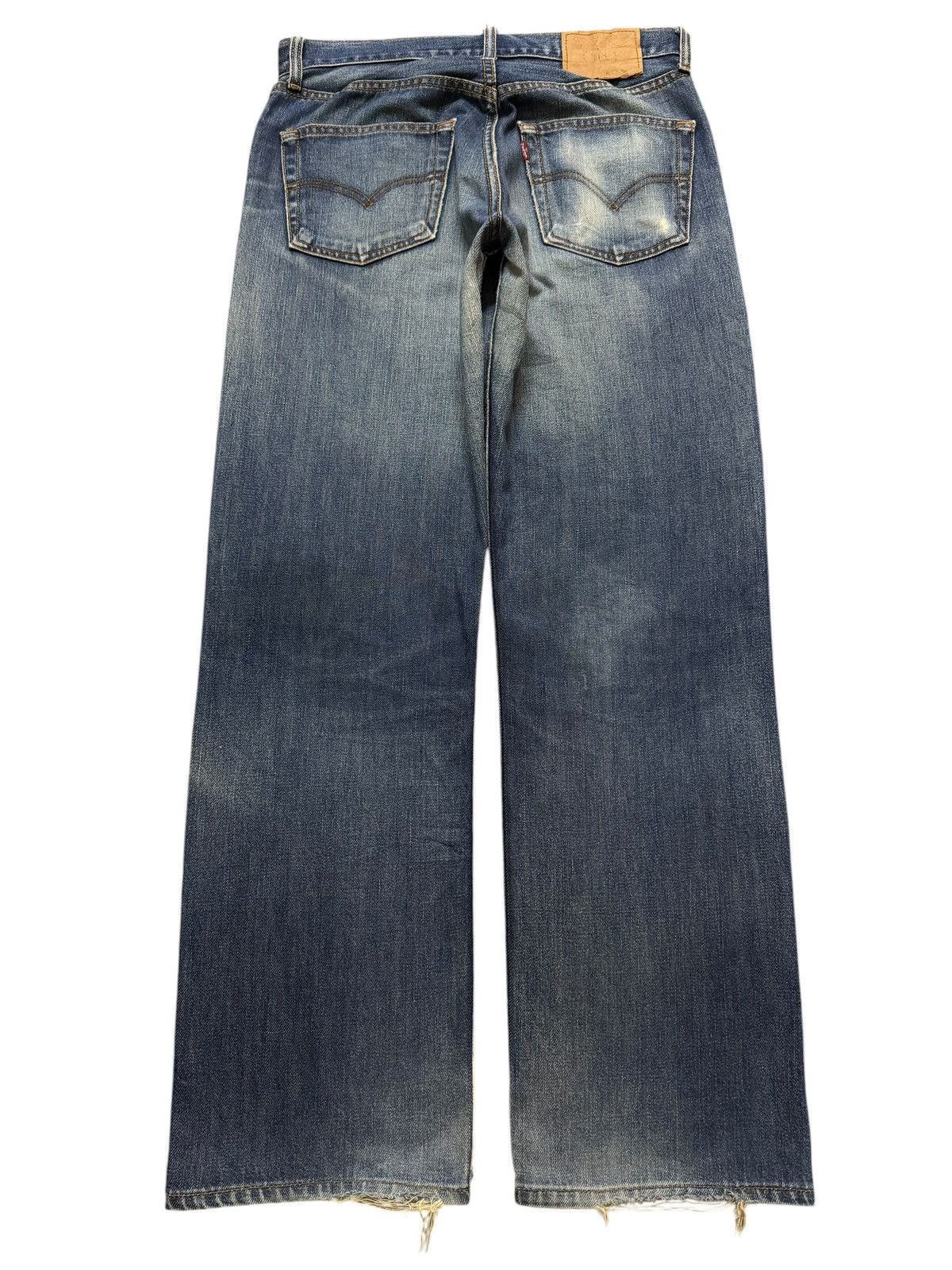 Levi's Vintage 90s Levis 508 Faded Wash Distress Wide Leg Baggy Size US 31 - 2 Thumbnail