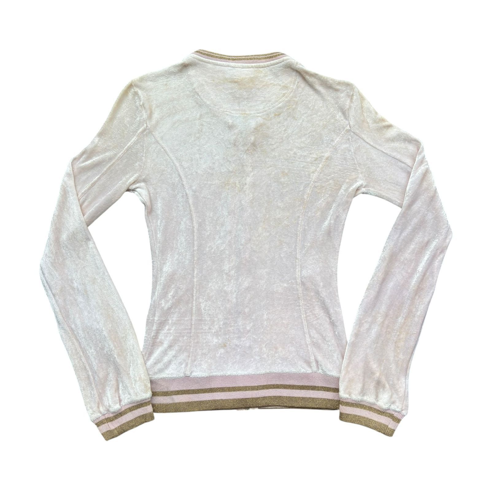 Dolce & Gabbana Dolce Gabbana Vintage Velour Full Zip top Size XS / US 0-2 / IT 36-38 - 2 Thumbnail