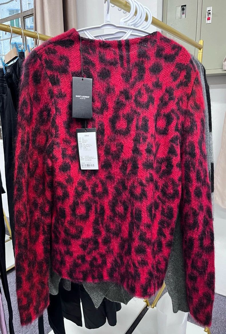 Saint Laurent Paris Saint Laurent Paris Leopard print sweater from the first ye Size US M / EU 48-50 / 2 - 5 Thumbnail