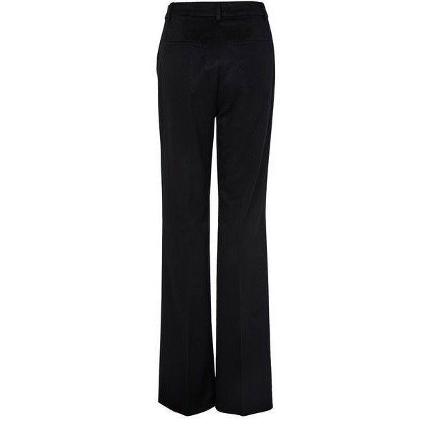 Max Mara MAX MARA Carbone Straight Leg Black Pants New And Authentic Size 25" / US 0 / IT 36 - 2 Thumbnail