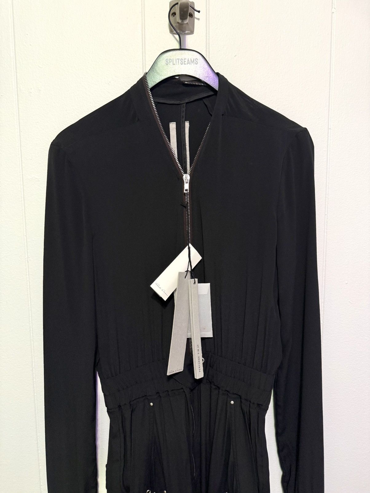 Rick Owens Rick Owens Performa FW 20 Silk Jumpsuit Size 27" / US 4 / IT 40 - 2 Thumbnail