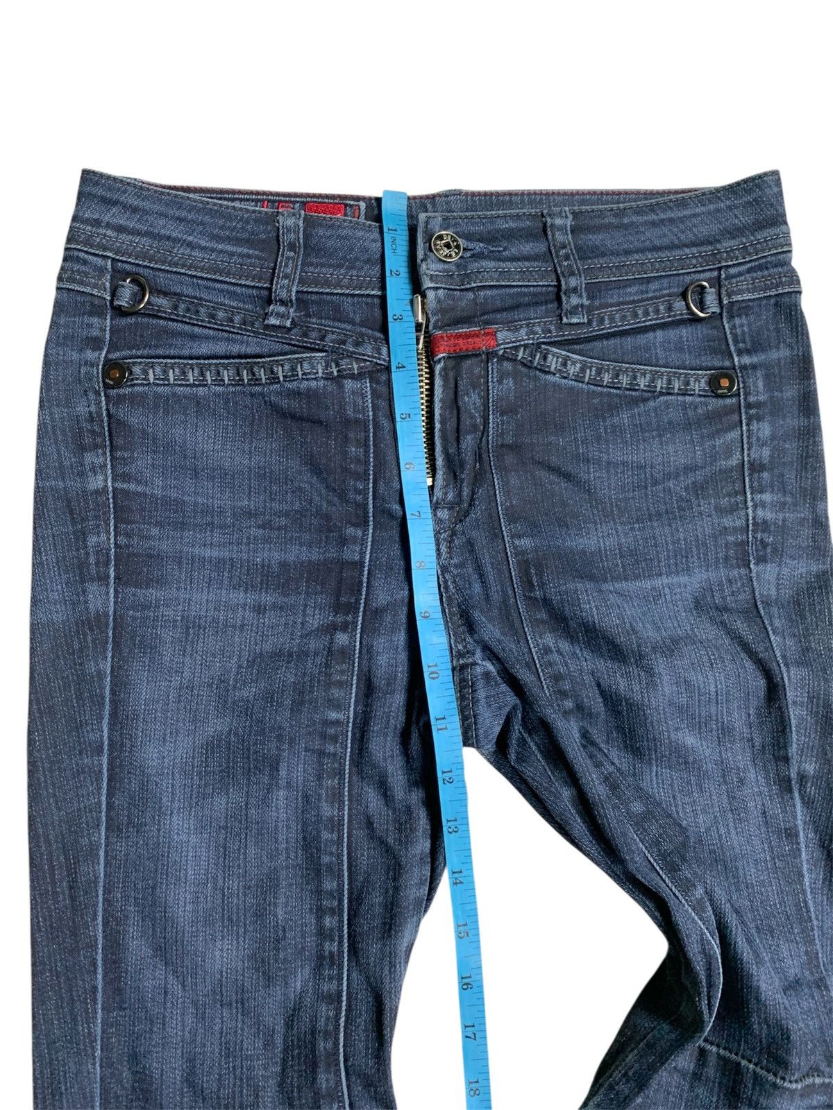 Marithe + Francois Girbaud Marithe+francois girbaud dark blue skinny jeans Size 29" - 7 Thumbnail