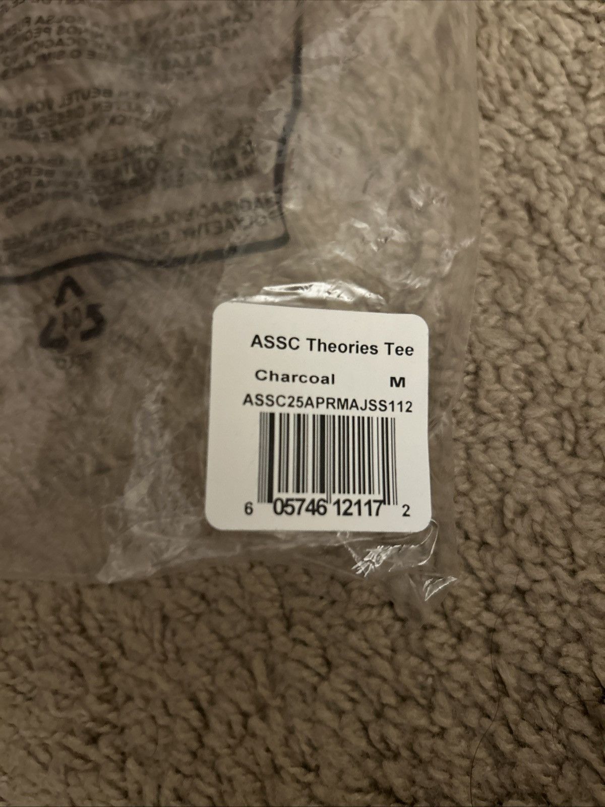 Anti Social Social Club NWT ASSC Rare ColorWay Theories Tee Charcoal Medium Size US M / EU 48-50 / 2 - 6 Thumbnail
