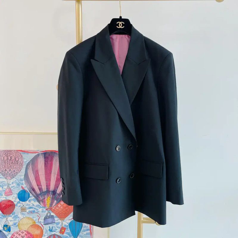 Valentino Valentino Spring Autumn Black Women's Jacket 0089 Size S / US 4 / IT 40 - 1 Thumbnail