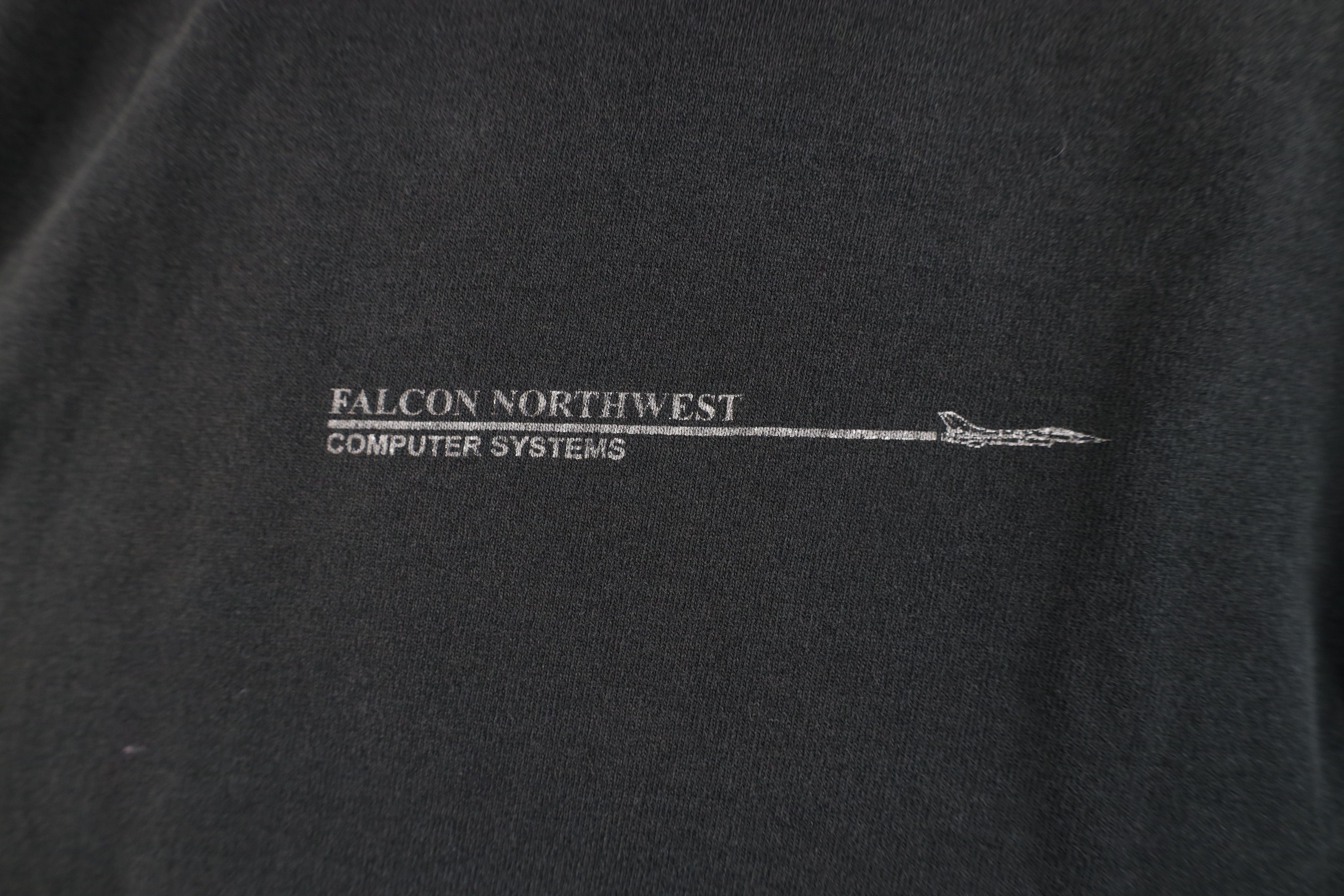 Vintage Vintage 90s Northwest Computer Systems Mach V Jet T-Shirt Size US XL / EU 56 / 4 - 4 Thumbnail