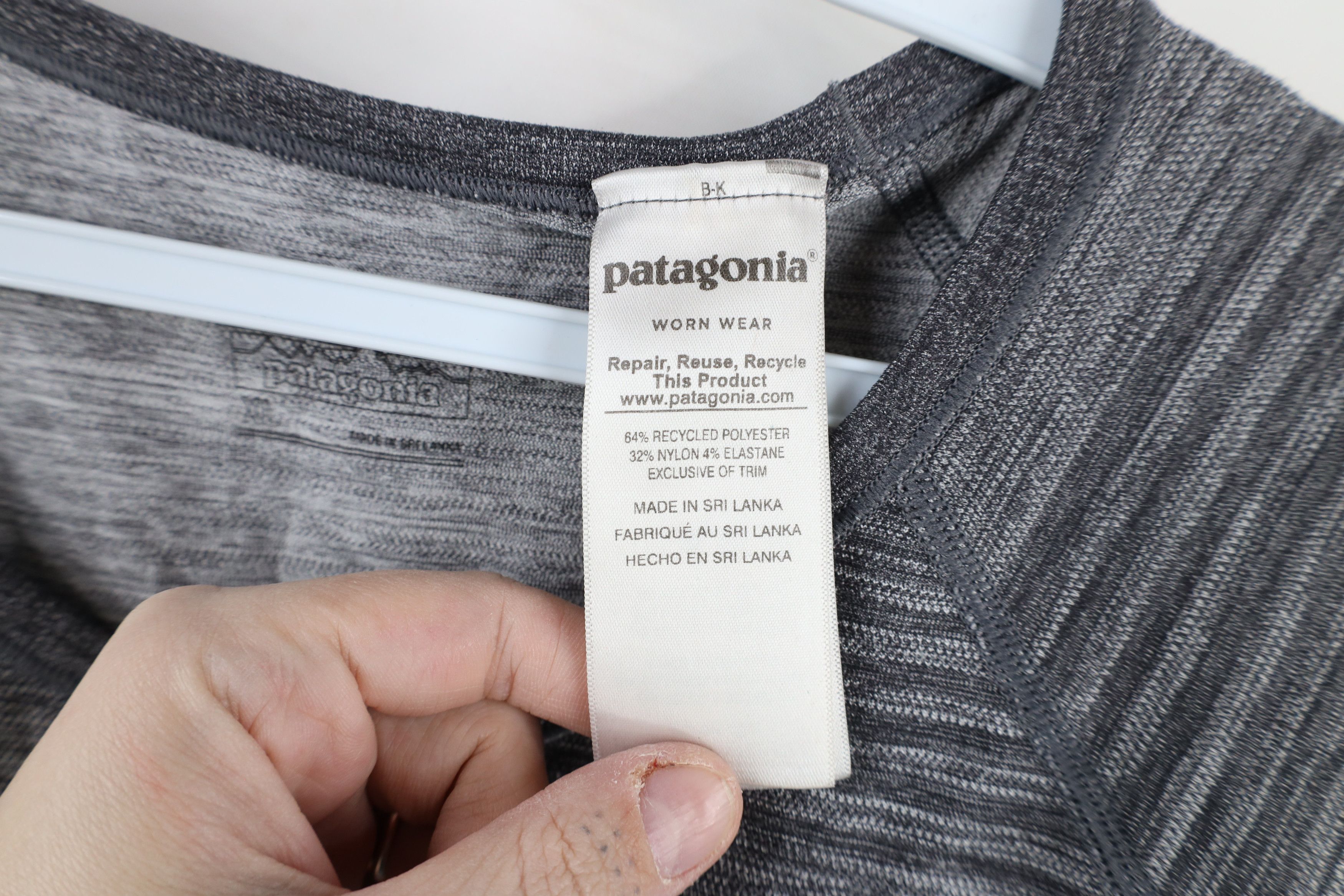 Patagonia × Vintage Patagonia Short Sleeve Running Gym Outdoor T-Shirt Gray Size XL / US 12-14 / IT 48-50 - 5 Thumbnail