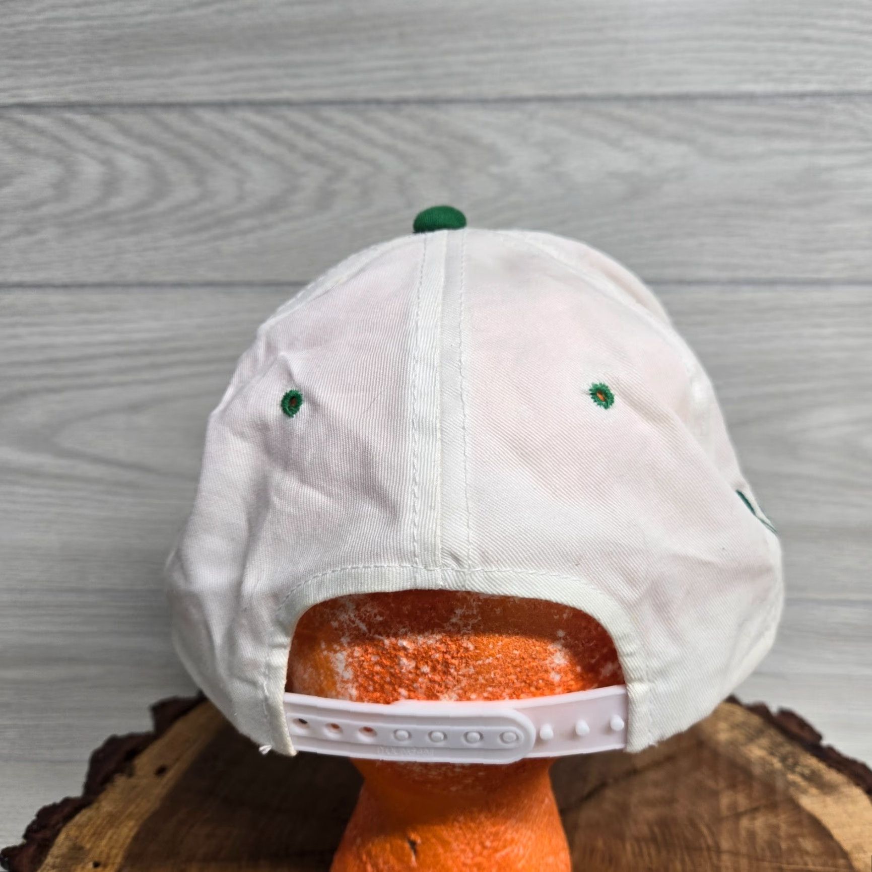 Vintage VINTAGE Hat White Adult Snapback Size ONE SIZE - 4 Thumbnail