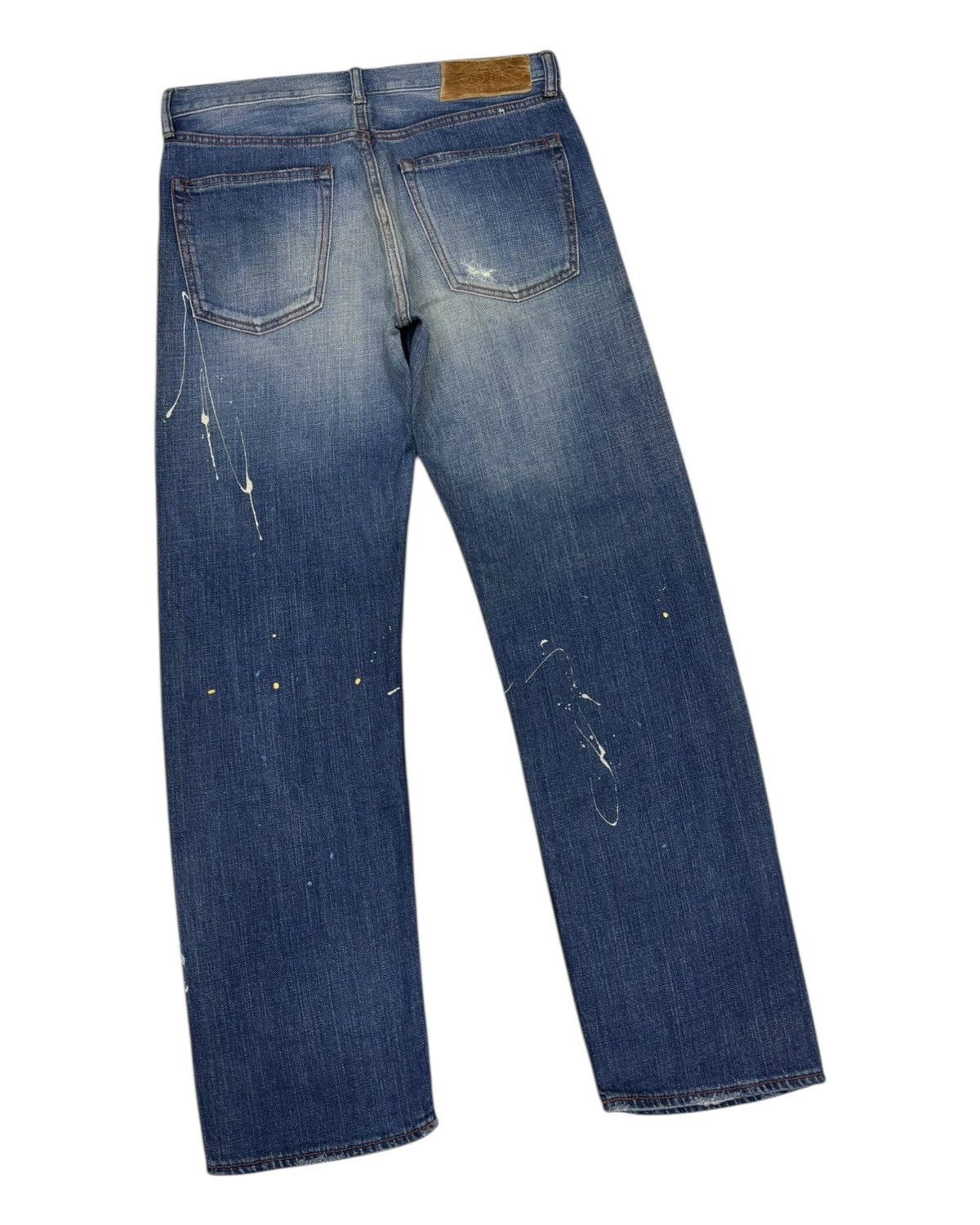 Beauty Beast × Jean VINTAGE JAPANESE BRAND B PAINTER DISTRESSED DENIM JEAN Size US 32 / EU 48 - 4 Thumbnail