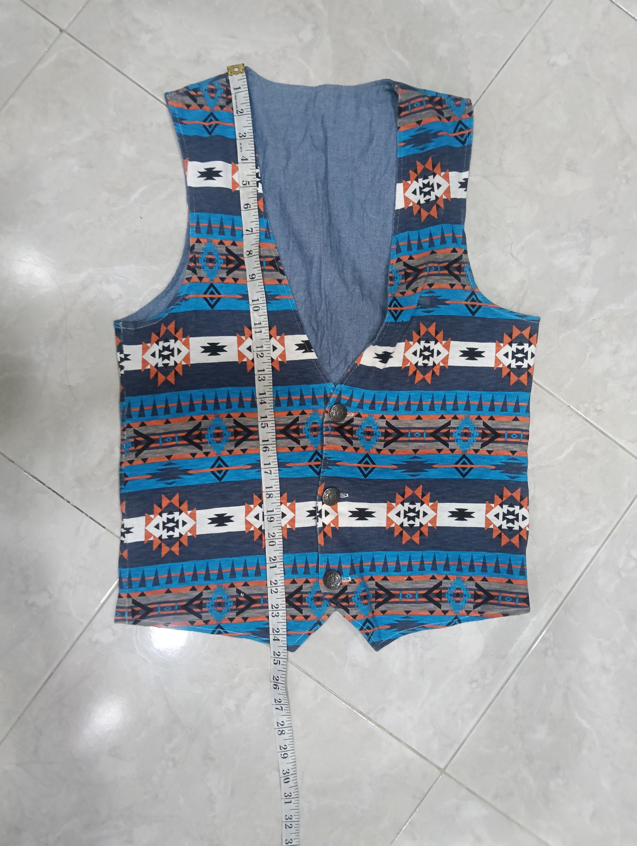Native Unbranded Navajo Native Vest Size 38L - 12 Thumbnail