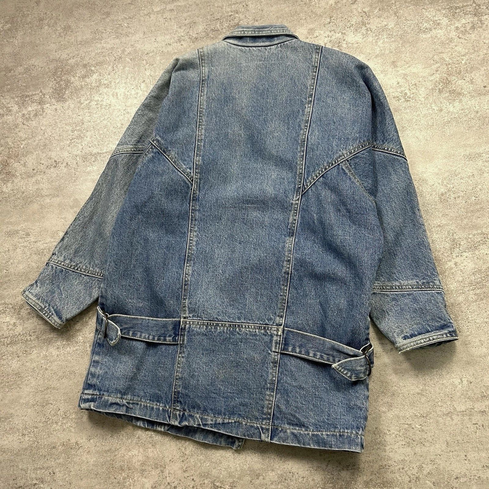 Guess × Vintage RARE GEORGES MARCIANO DENIM JACKET COAT SIZE 1 fits men's Size US S / EU 44-46 / 1 - 4 Thumbnail