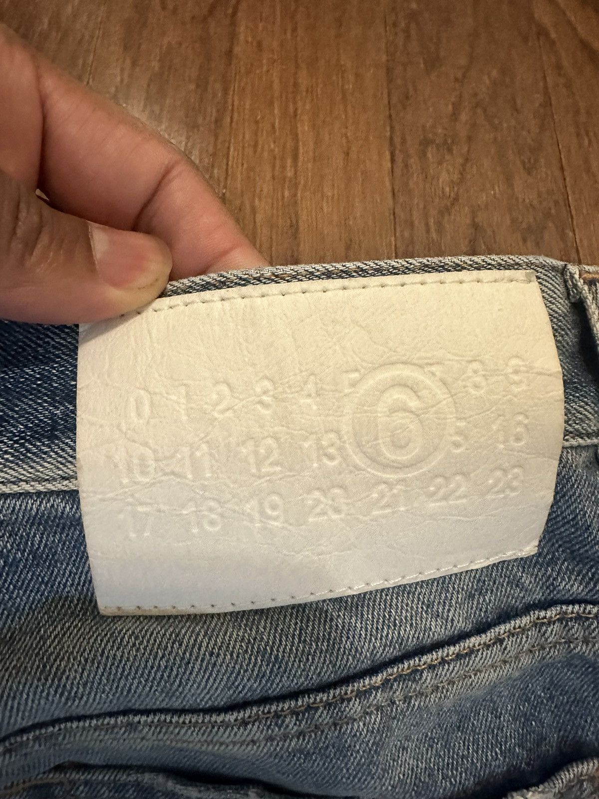 Maison Margiela Mm6 Maison Margiela Blue Faded Jeans Size US 34 / EU 50 - 3 Thumbnail