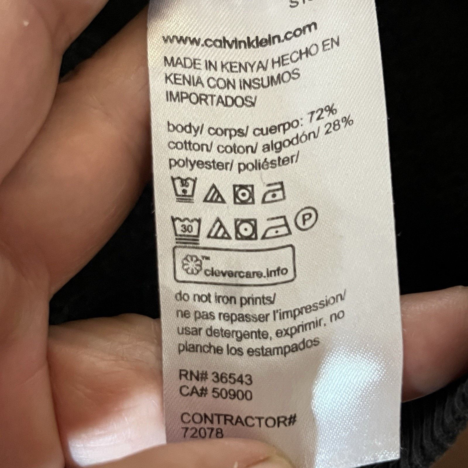 Calvin Klein Calvin Klein CK Hoodie Sweatshirt Pullover Logo Black Small Size US S / EU 44-46 / 1 - 5 Thumbnail